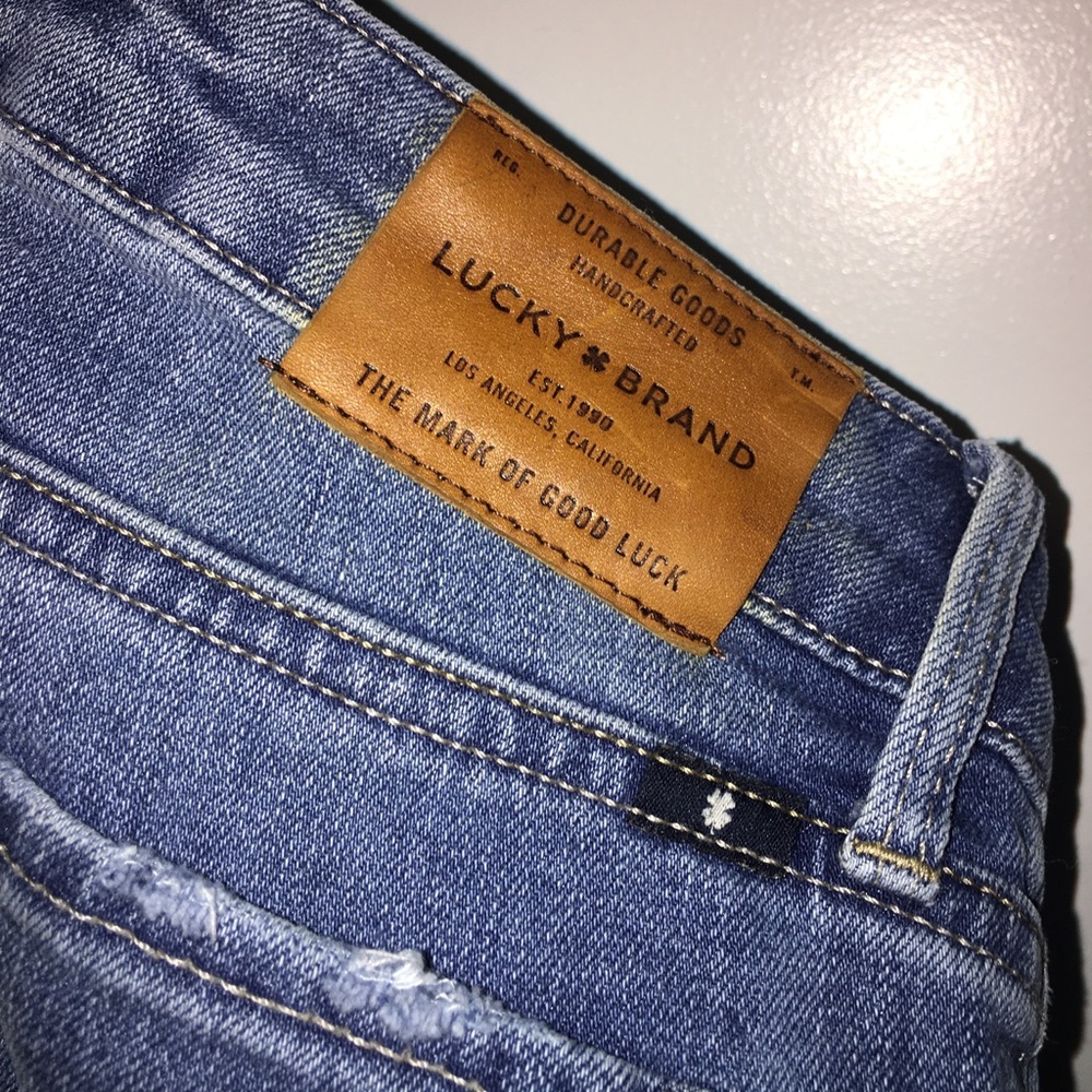 Mid rise skinny jeans